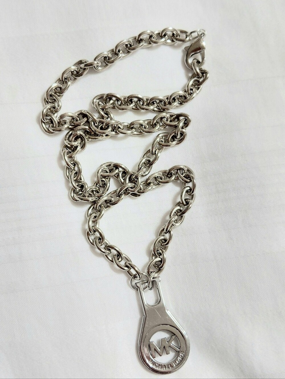 Michael Kors Silver Charm Necklace - Picture 2 of 6